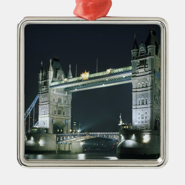 Vereinigtes Königreich, England, London, Tower Bri Silbernes Ornament (Vorne)