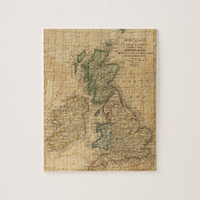 Vereinigtes Königreich England, Schottland und Irl Puzzle (Vertikal)