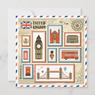 Vereinigtes Königreich Feiertagskarte