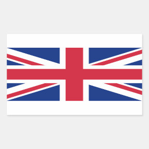 Vereinigtes Königreich - Flaggenaufkleber* Rechteckiger Aufkleber