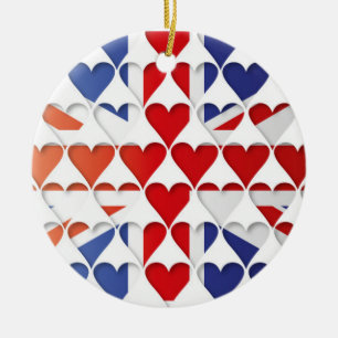 Vereinigtes Königreich Großbritannien - Flaggensch Keramik Ornament