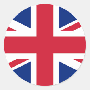 Vereinigtes Königreich Großbritannien Royal Union  Runder Aufkleber
