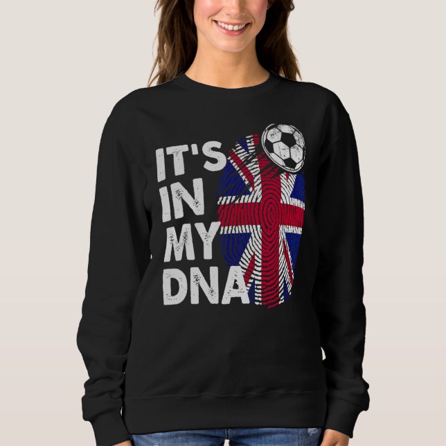 Vereinigtes Königreich in meinem DNA-British Flag  Sweatshirt (Vorderseite)