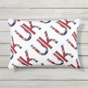 Vereinigtes Königreich Initial Union Jack Flag Col Kissen Für Draußen