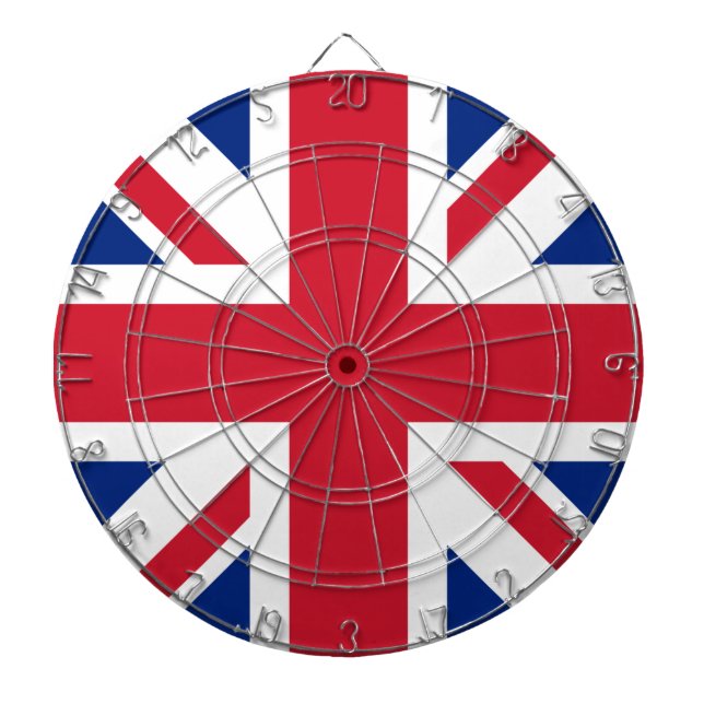 Vereinigtes Königreich Jack Flag Britische Kolonie Dartscheibe (vorne)