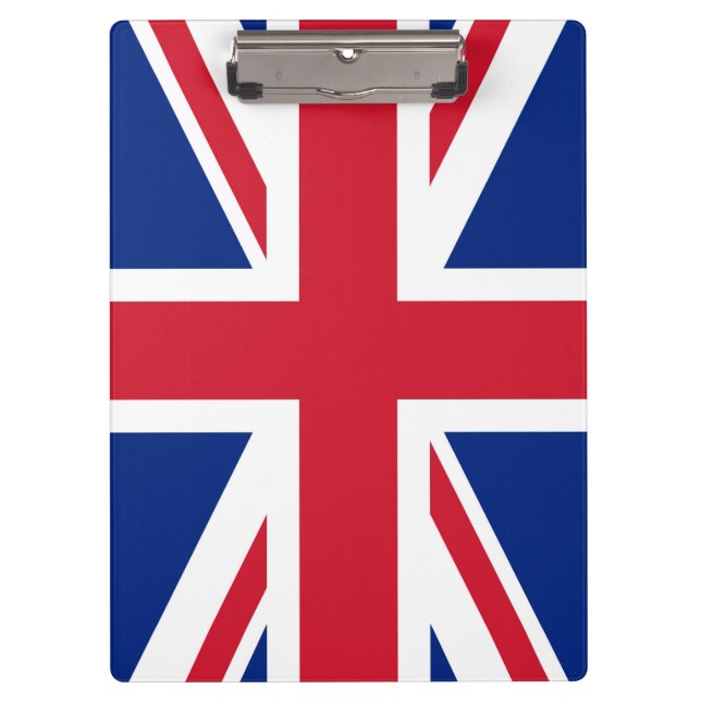 Vereinigtes Königreich Jack Flag Britische Kolonie Klemmbrett (Vorderseite)