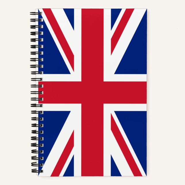 Vereinigtes Königreich Jack Flag Britische Kolonie Notizbuch (Vorderseite)