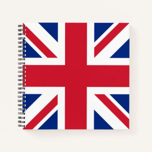 Vereinigtes Königreich Jack Flag Britische Kolonie Notizbuch