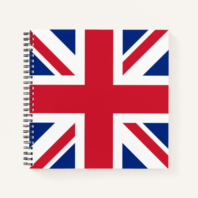 Vereinigtes Königreich Jack Flag Britische Kolonie Notizbuch (Vorderseite)