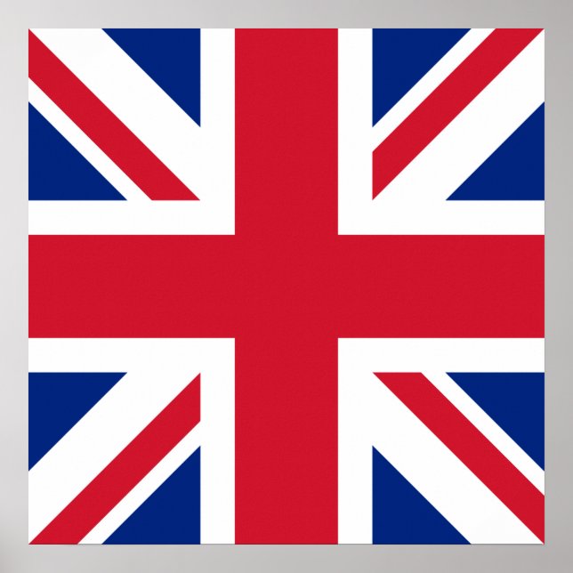 Vereinigtes Königreich Jack Flag Britische Kolonie Poster (Vorne)