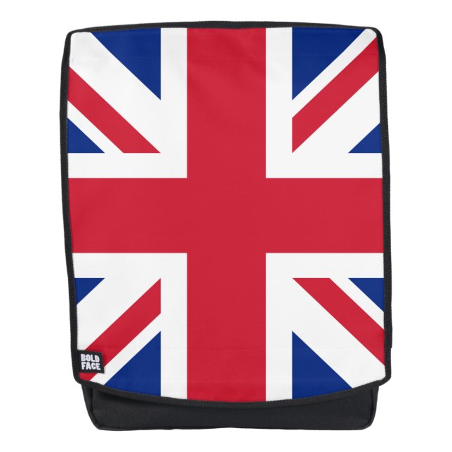 Vereinigtes Königreich Jack Flag Britische Kolonie Rucksack (Vorderseite)