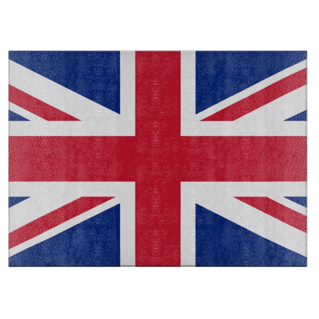 Vereinigtes Königreich Jack Flag Britische Kolonie Schneidebrett (Vorderseite)