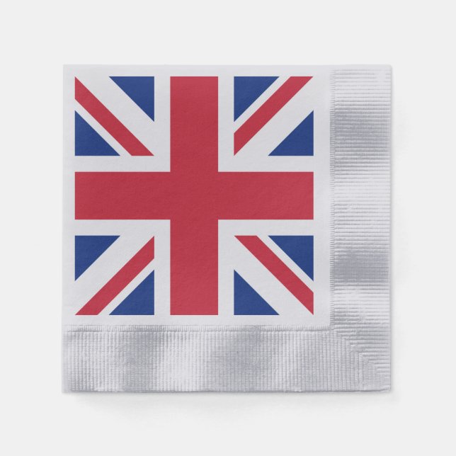 Vereinigtes Königreich Jack Flag Britische Kolonie Serviette (Vorderseite)