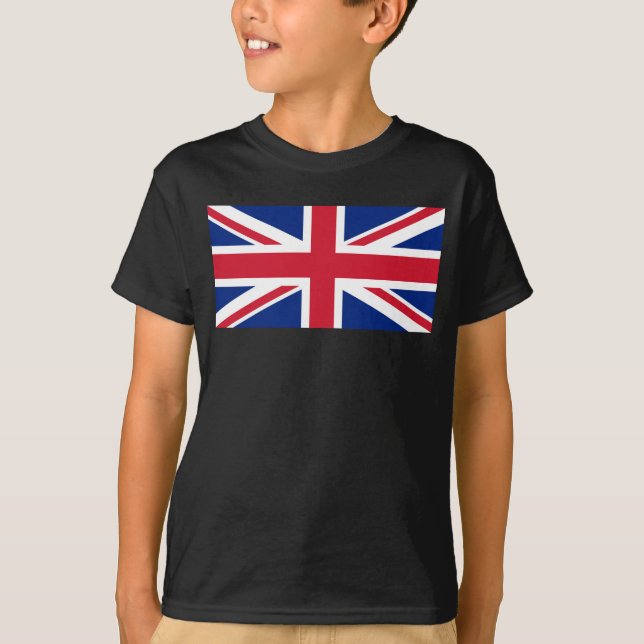 Vereinigtes Königreich Jack Flag Britische Kolonie T-Shirt (Vorderseite)