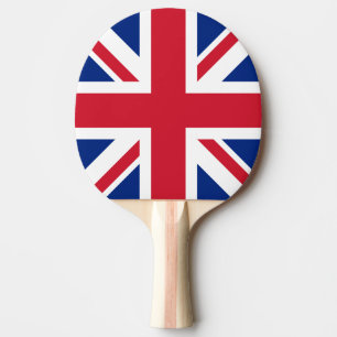 Vereinigtes Königreich Jack Flag Britische Kolonie Tischtennis Schläger