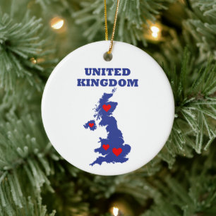 Vereinigtes Königreich Keramik Ornament