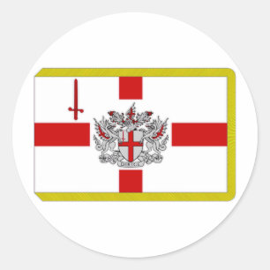 Vereinigtes Königreich Lord Mayor of the City of L Runder Aufkleber