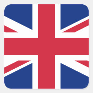 Vereinigtes Königreich Quadratischer Aufkleber