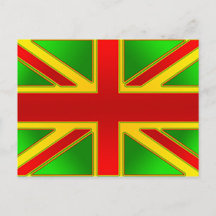 Vereinigtes Königreich Reggae Rasta Reggae Britisc Postkarte