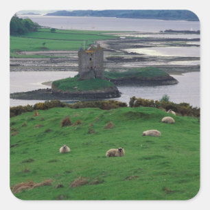 Vereinigtes Königreich, Schottland, Isle of Skye,  Quadratischer Aufkleber