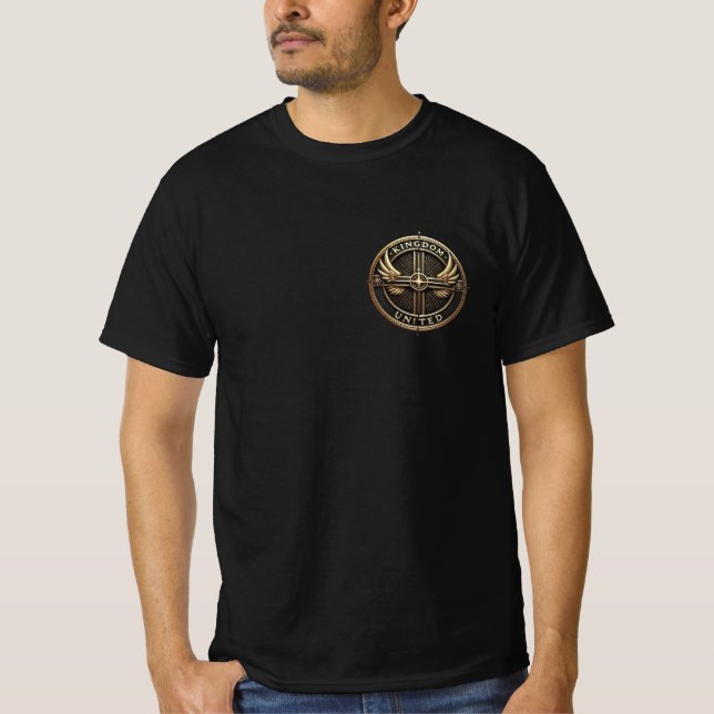 Vereinigtes Königreich - Schwarzer T - Shirt (Vorderseite)