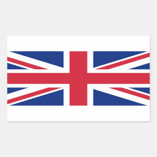 Vereinigtes Königreich Union Jack Flagge Britische Rechteckiger Aufkleber