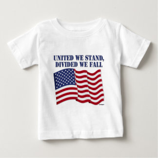 VEREINIGTES WIR STEHEN, ABGESCHLOSSEN, WIR FALLEN BABY T-SHIRT
