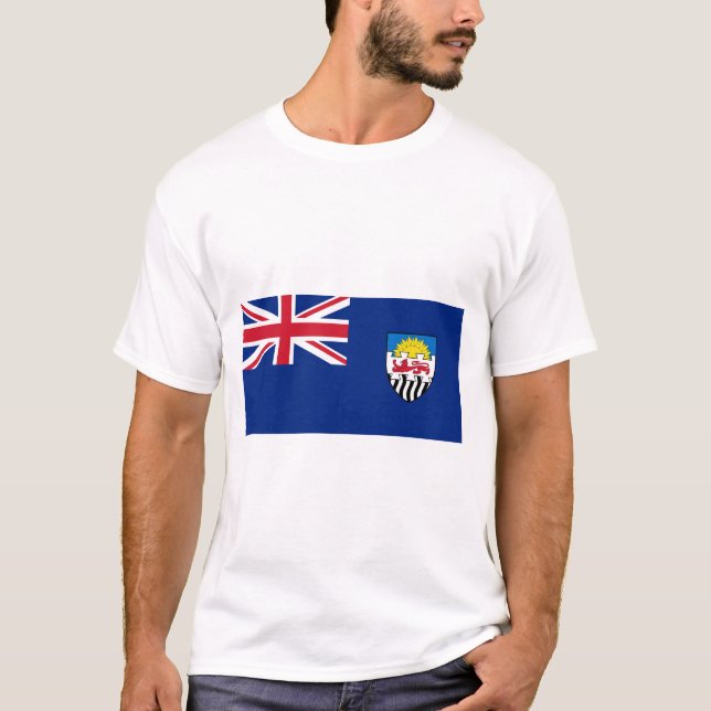 Vereinigung von Rhodesien und von Nyasaland Flagge T-Shirt (Vorderseite)