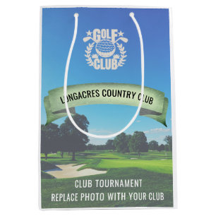 Vereins- / Firmen-Golfturnier-Logo Event-Geschenk Mittlere Geschenktüte