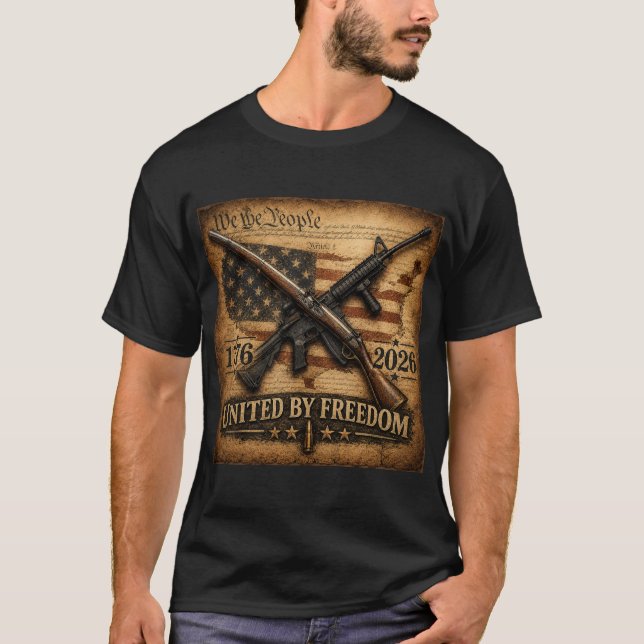 vereint durch Freiheit T-Shirt (Vorderseite)