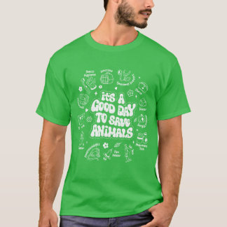 Vereint für Tier-Ware lustig T-Shirt