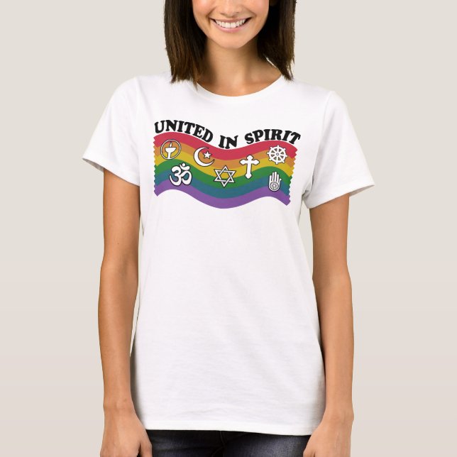 Vereint im Geiste  T-Shirt (Vorderseite)