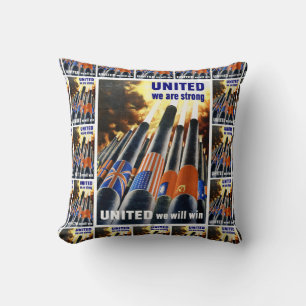 Vereint sind wir stark kissen