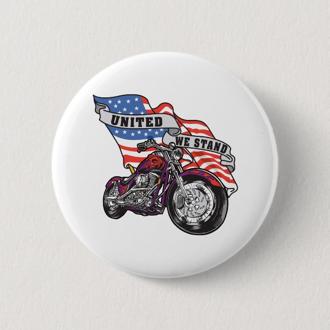 Vereint Stehen Wir Button (Vorderseite)