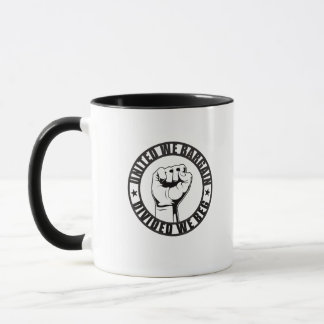 Vereint verhandeln wir, gespalten wir Gewerkschaft Tasse