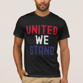Vereint Wir stehen - wahrer amerikanischer Geist T-Shirt