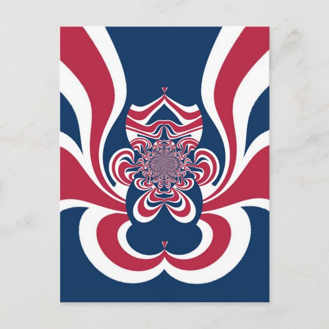 Vereinte Farben: Farbenfrohe globale Muster Postkarte (Vorderseite)