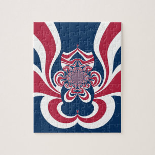 Vereinte Farben: Farbenfrohe globale Muster Puzzle