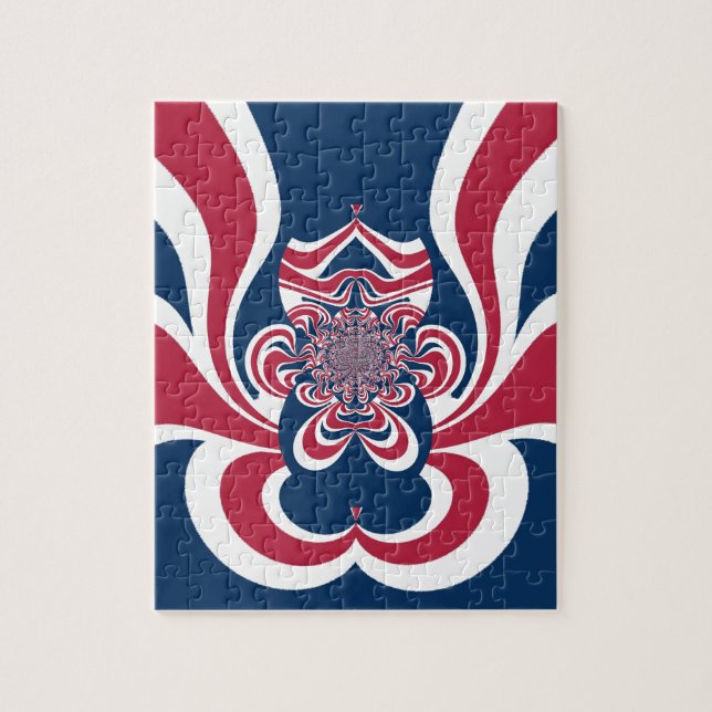 Vereinte Farben: Farbenfrohe globale Muster Puzzle (Vertikal)