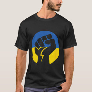 Vereinte Solidarität mit der Ukraine genannt Fist T-Shirt