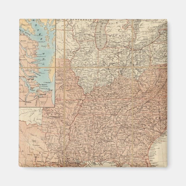 Vereinte Staaten 2 Magnet (Vorne)