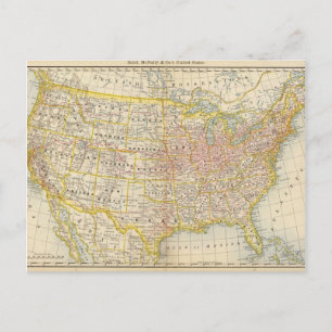 Vereinte Staaten 4 Postkarte