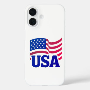 Vereinte Staaten iPhone 16 Hülle