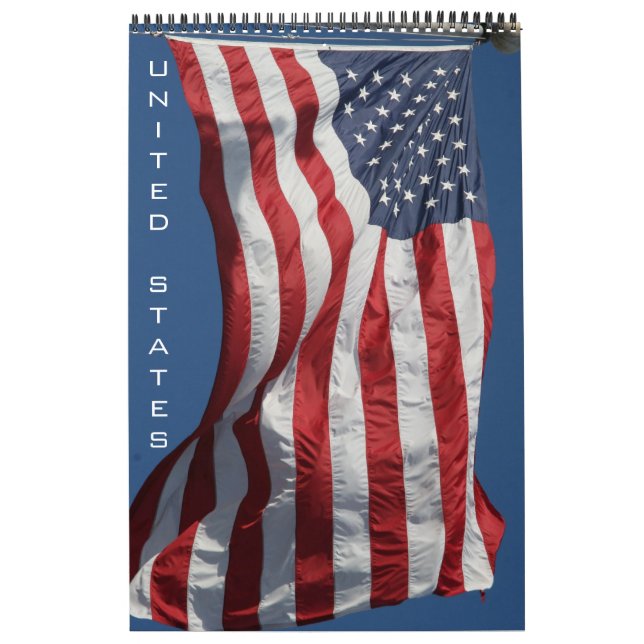 vereinte Staaten (mit Standorten) 2025 Kalender (Titelbild)