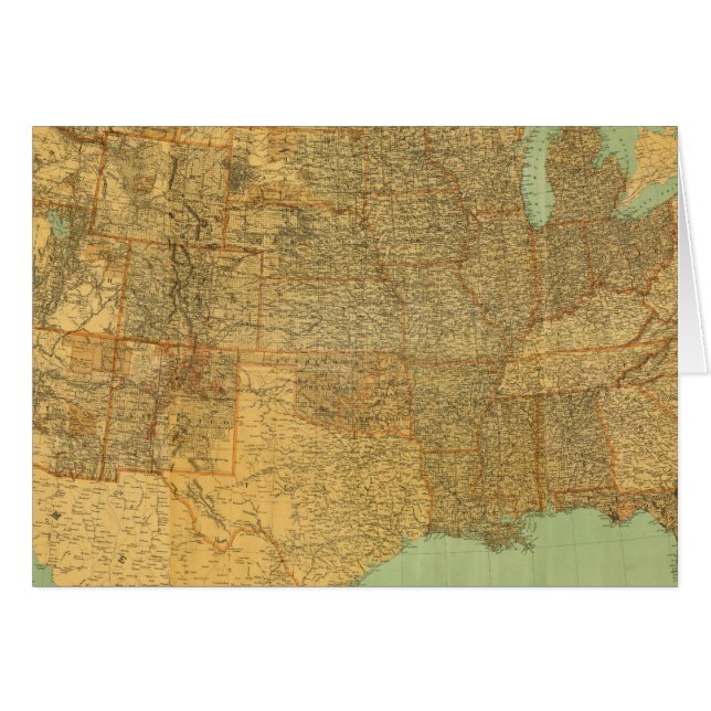 Vereinte Staaten und Gebiete (Vorderseite (Horizontal))