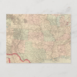 Vereinte Staaten und Gebiete 2 Postkarte