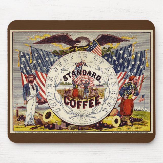 Vereinte Staaten - unser Standardkaffee Mousepad (Vorne)