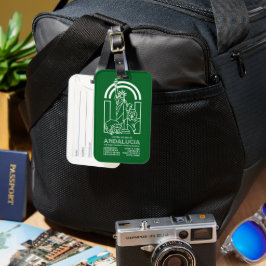 Vereinte Staaten von Andalusien Gepäckanhänger