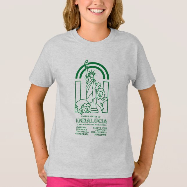 Vereinte Staaten von Andalusien T-Shirt (Vorderseite)