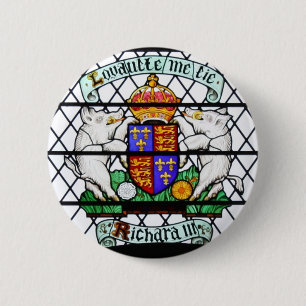 VEReintes Königreich BUNTGLAS RICHARD III Button